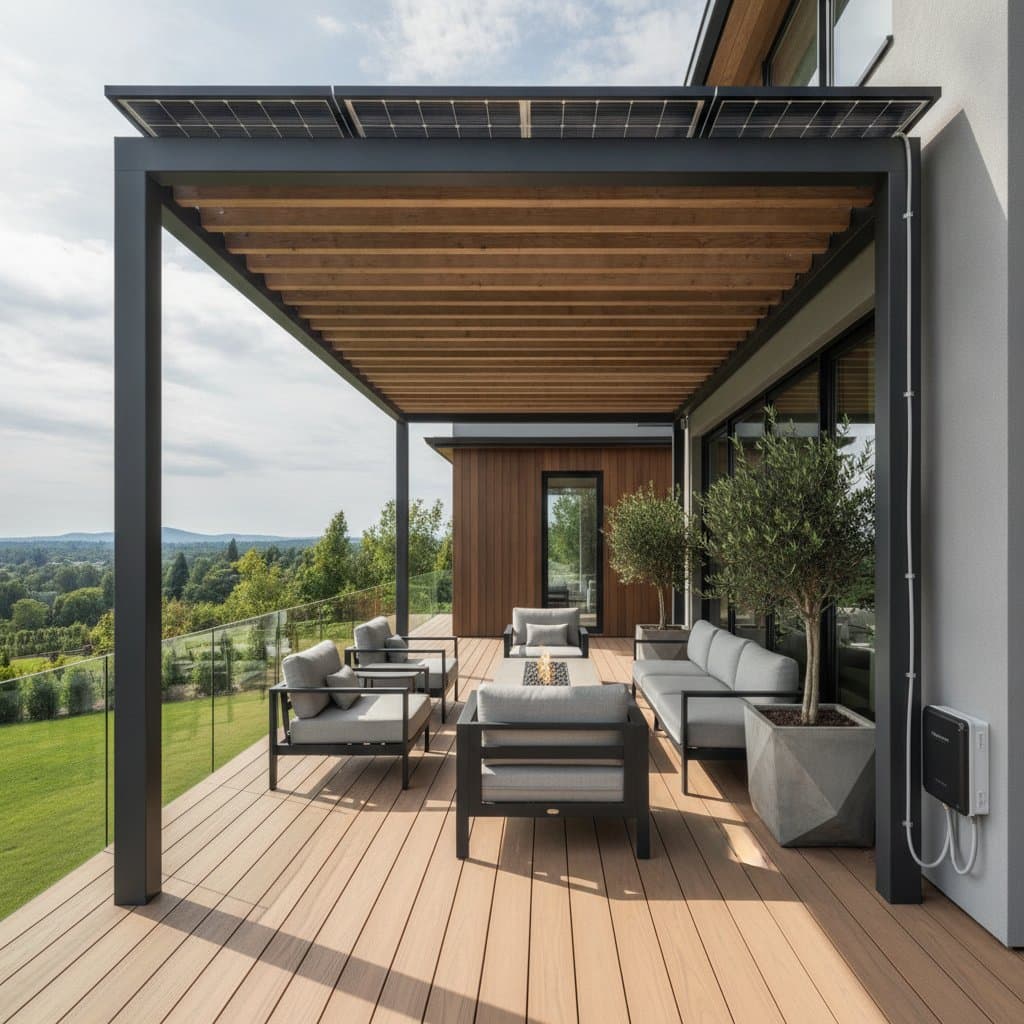 Featured image for Solar Pergolas Cut Bills While Shading Your Deck