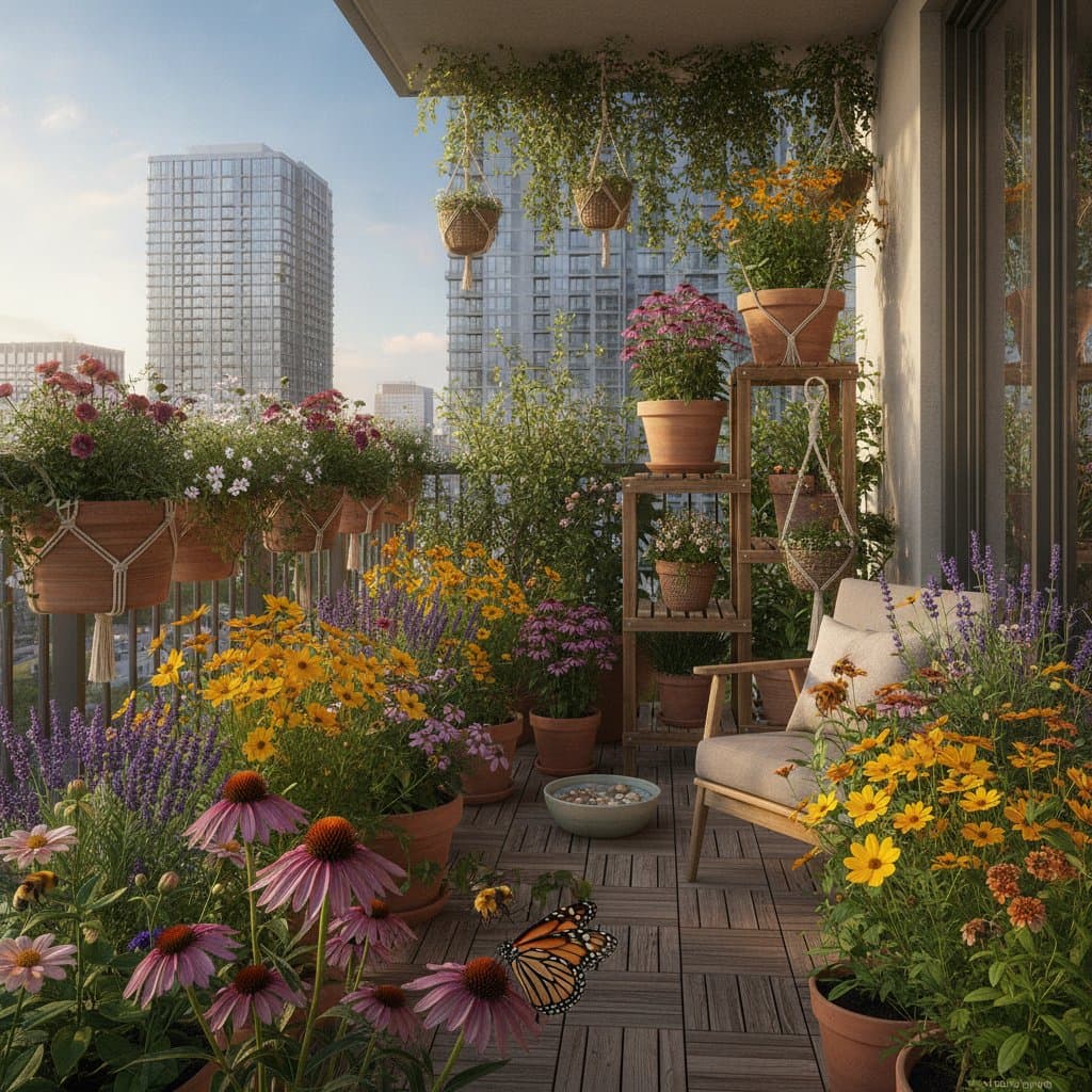 Featured image for Turn Your Balcony Into a Pollinator Pit Stop
