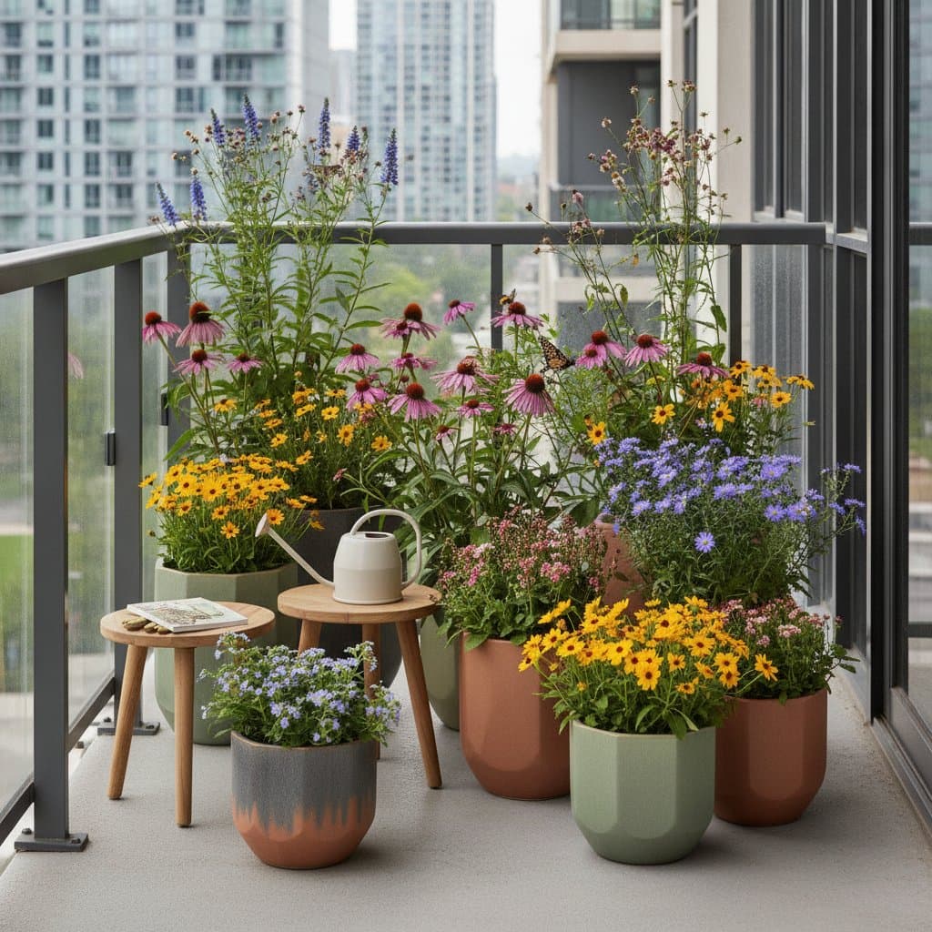 Featured image for Small Balcony Designs That Support Local Pollinators