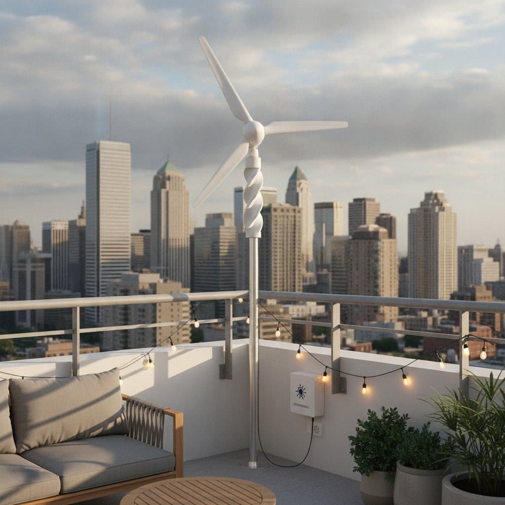 Featured image for Micro Wind Turbines Turn Your Balcony Into a Power Source