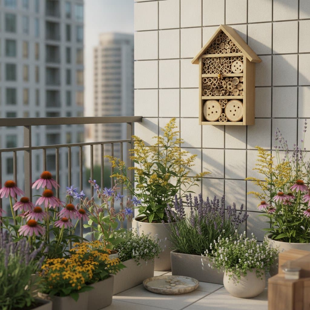 Featured image for Bee Hotels Turn Balconies Into Pollinator Havens
