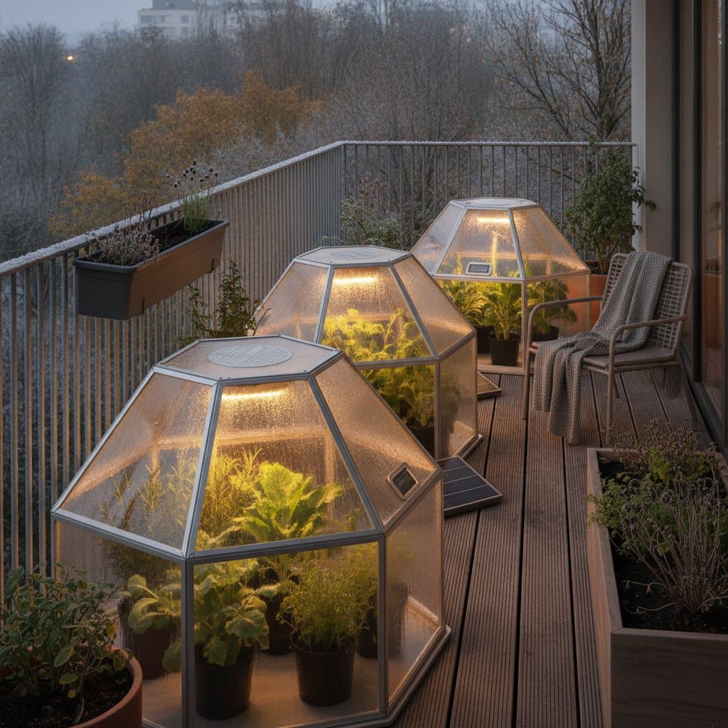 Featured image for Micro-Climate Domes Add Weeks to Balcony Harvests