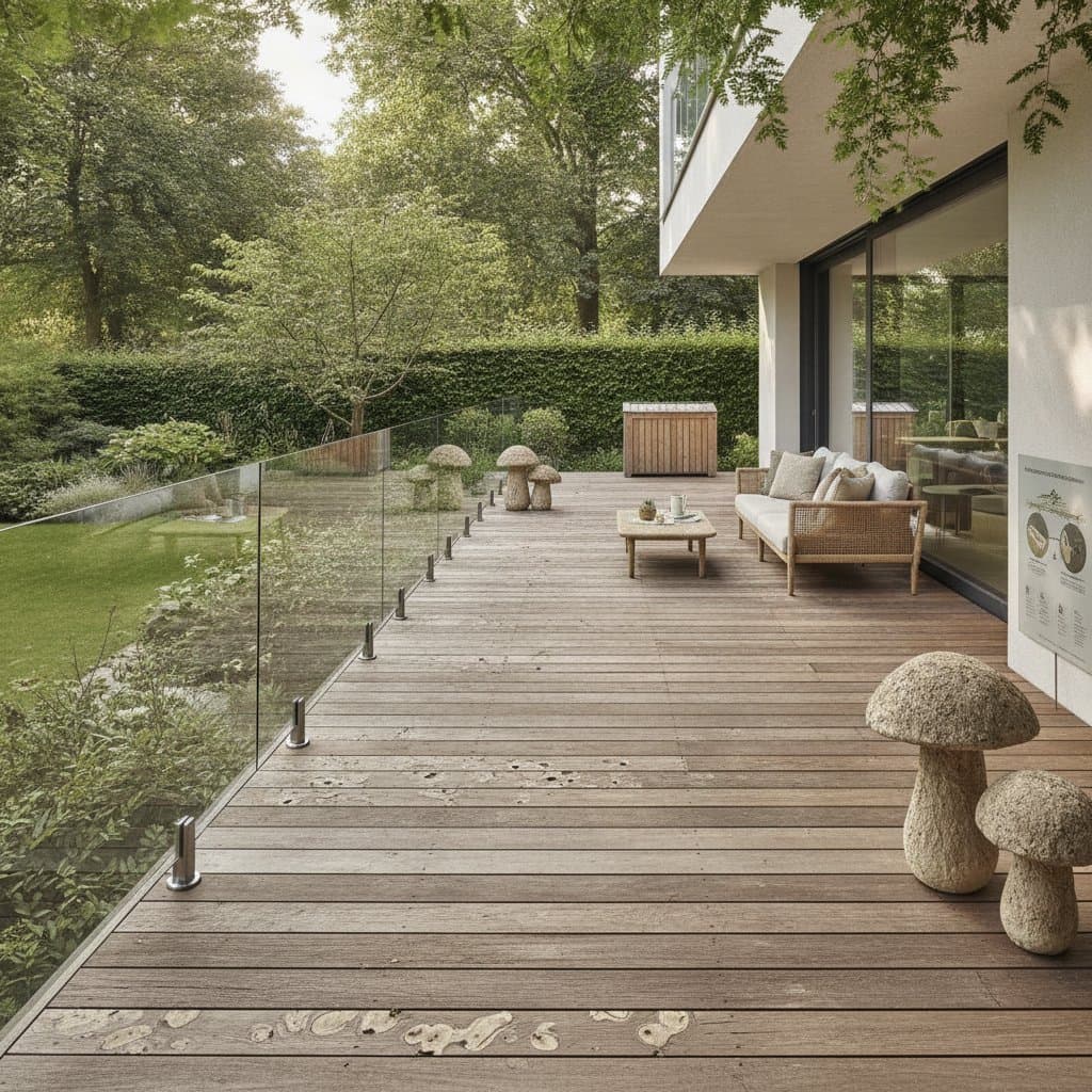 Featured image for Mycelium Decking: The Natural Alternative to Wood and Plastic