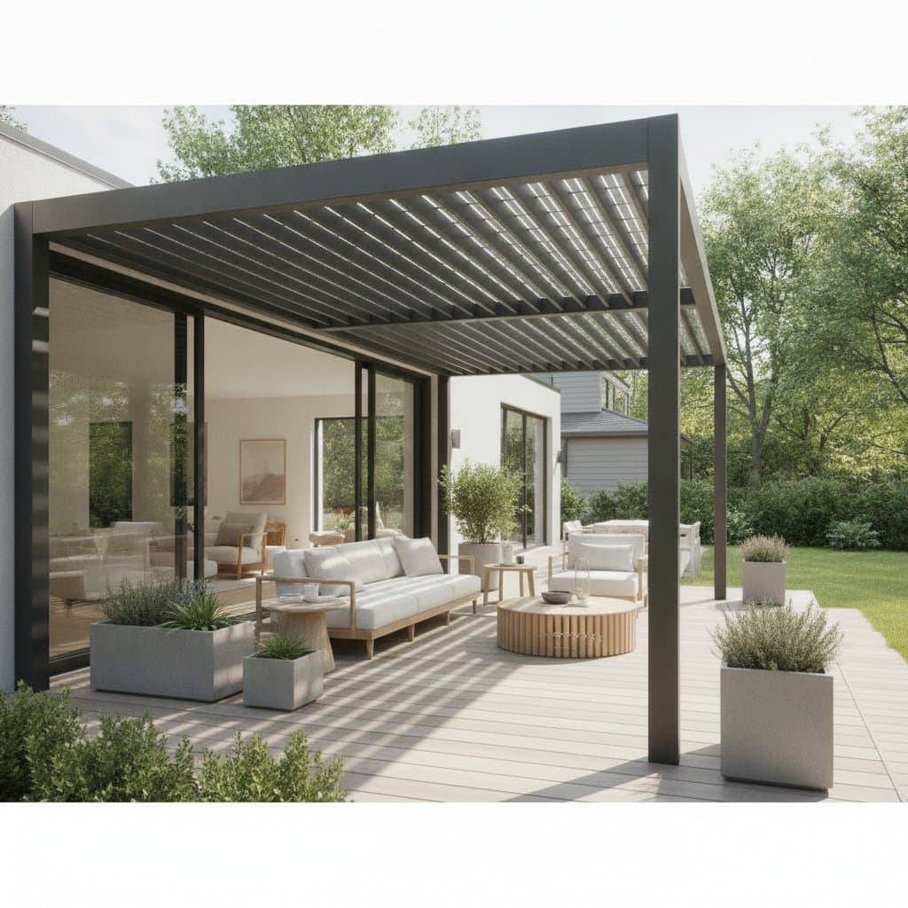 Featured image for Shade That Powers Your Home With Solar Pergolas