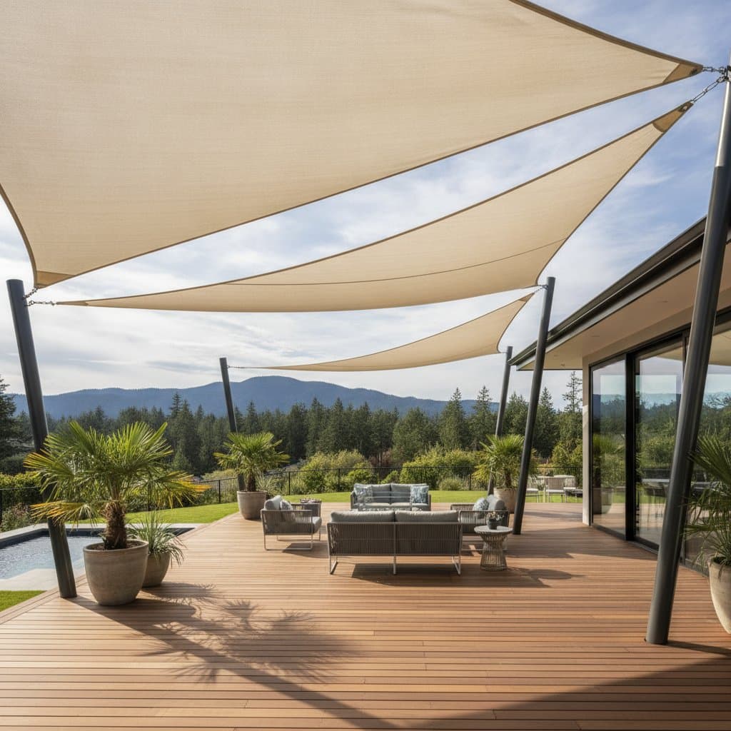 Featured image for Curved Shade Sails Cool Decks Without Trapping Heat