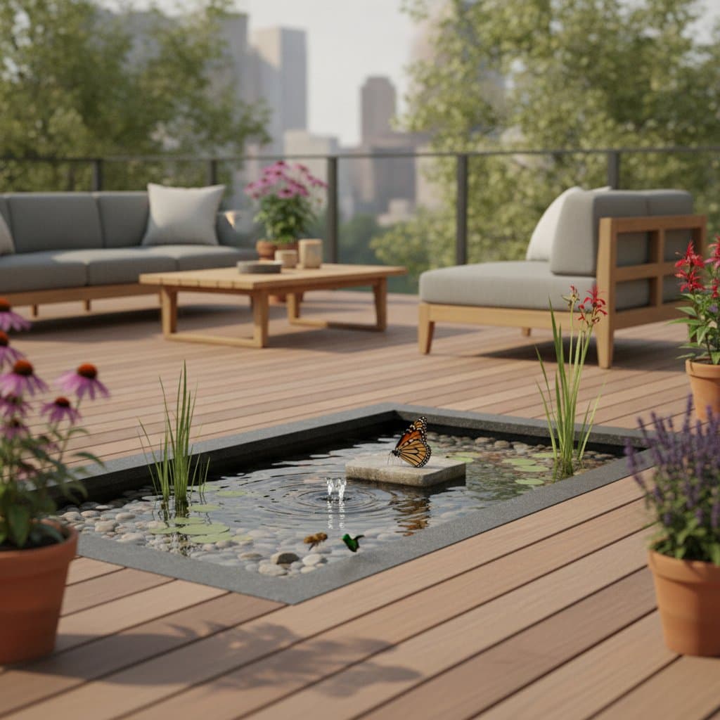 Featured image for Deck Micro-Ponds Turn Small Spaces Into Wildlife Hubs