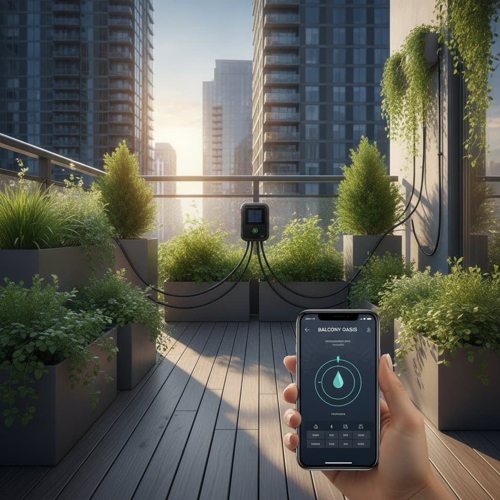 Featured image for Smart Drip Systems Let You Water Balcony Plants by Phone